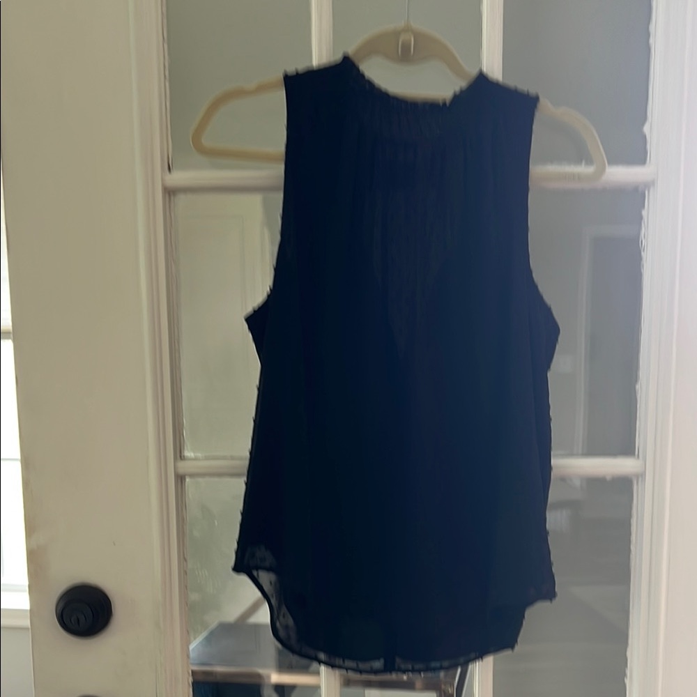 Elegant Black Sleeveless Top